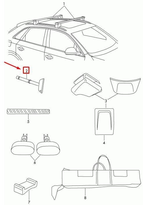 Audi Torque Wrench CODE ST Genuine 8R0071712L