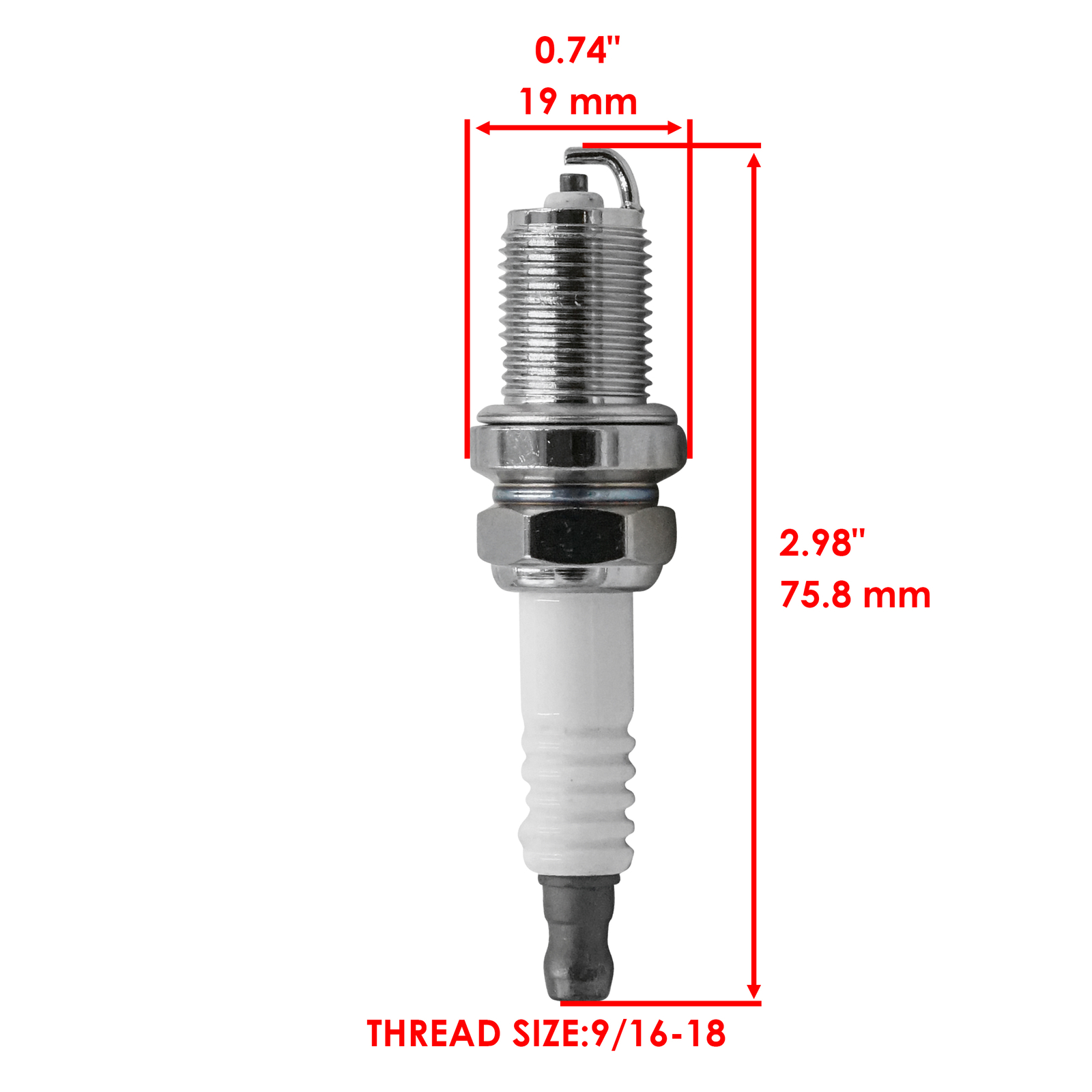Spark Plug for Polaris RZR 800 EFI/Eps / RZR S 800 EFI / RZR 4 800 EFI 2008-2014