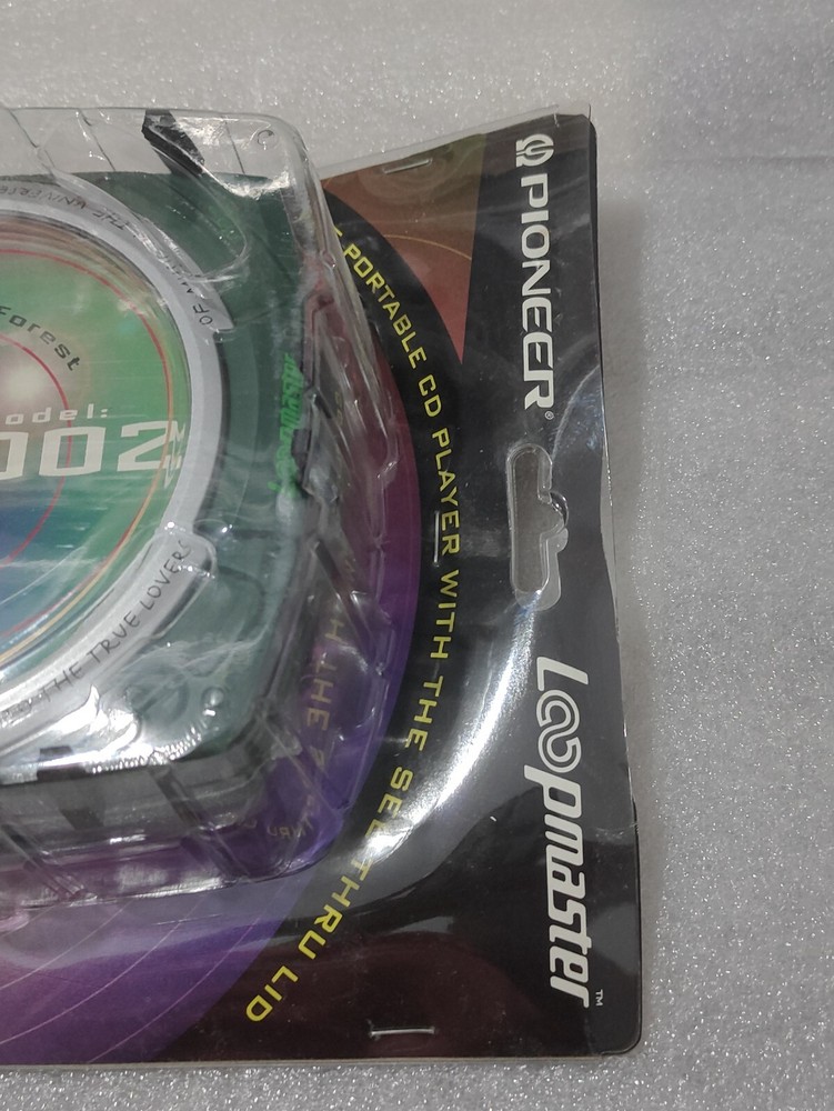 New Old Stock, Untested, Pioneer Loopmaster PCD-002 Clear Portable CD Player