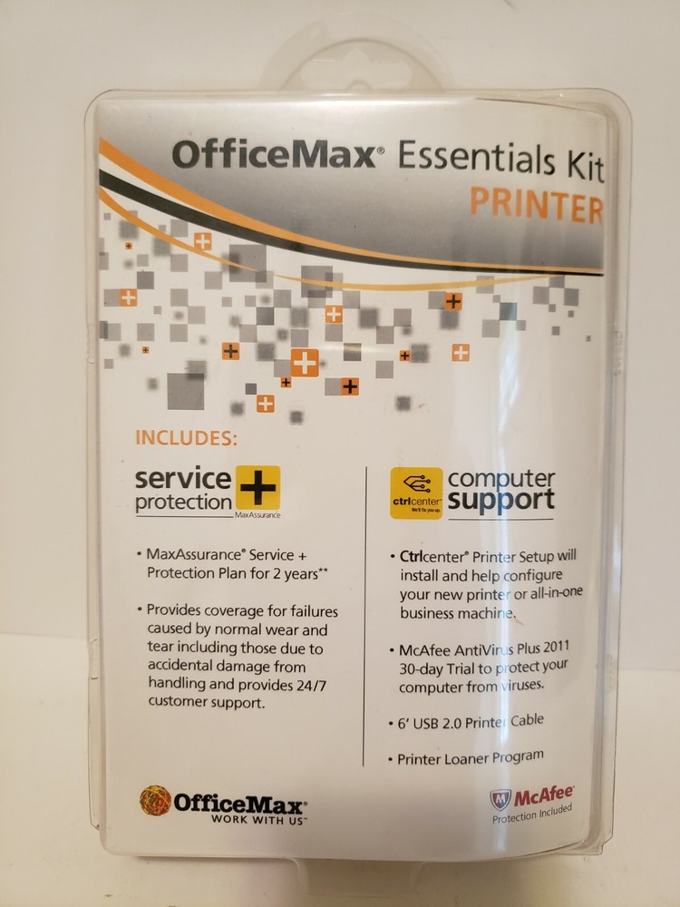 OFFICE MAX ESSENTIALS KIT PRINTER