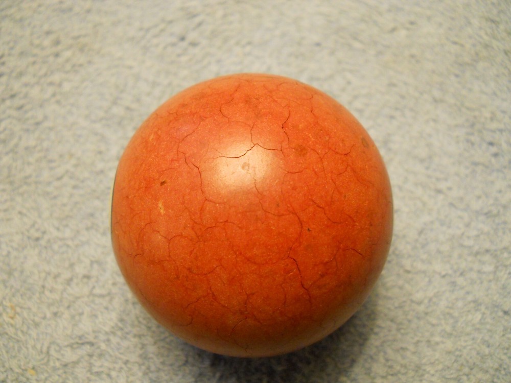 Vintage Clay Billiard Ball- #3
