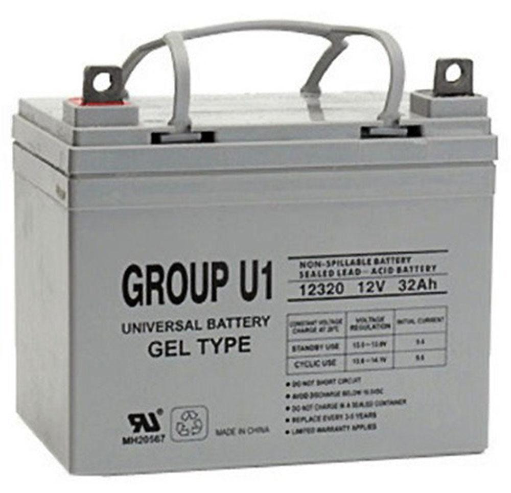 UPG 12V 32AH U1 GEL BATTERY