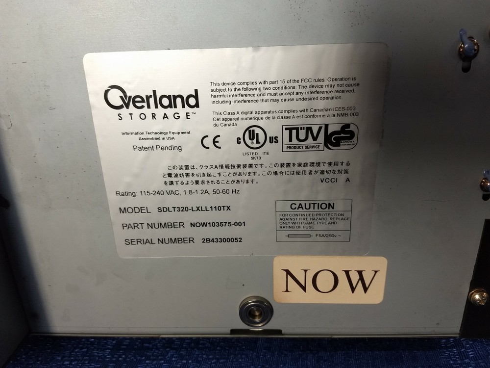 Overland Storage LoaderXpress SDLT320-LXLL110TX