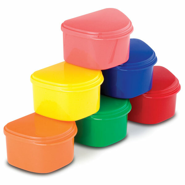 DENTURE BOX - ASSORTED COLORS  (12PCS/BOX) - PLASDENT
