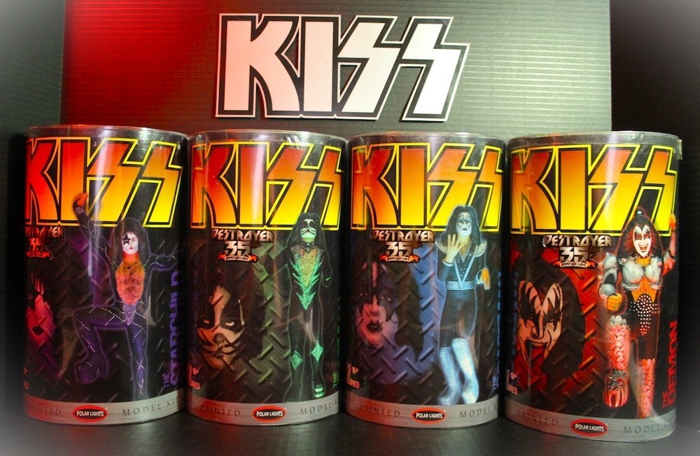 Kiss Polar Lights Pre Painted  Plastic Model Kits