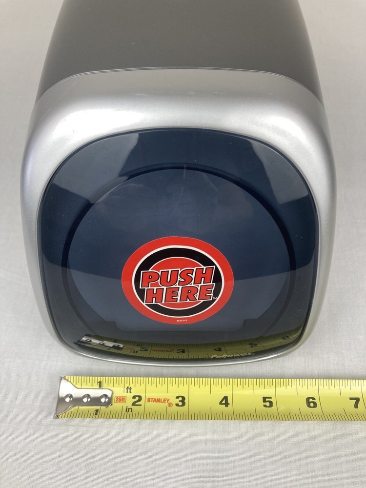 FELLOWES DESKTOP CD DVD DISC CASE PUSH OPEN RETRACTABLE HOLDER STORAGE BOX VGC!