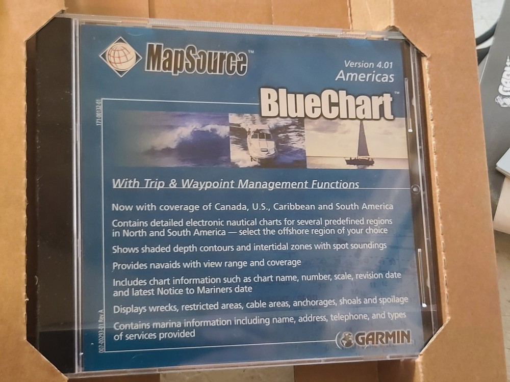 Garmin MapSource Deluxe Package 16 MB Data Card USB Data Programmer BlueChart 4