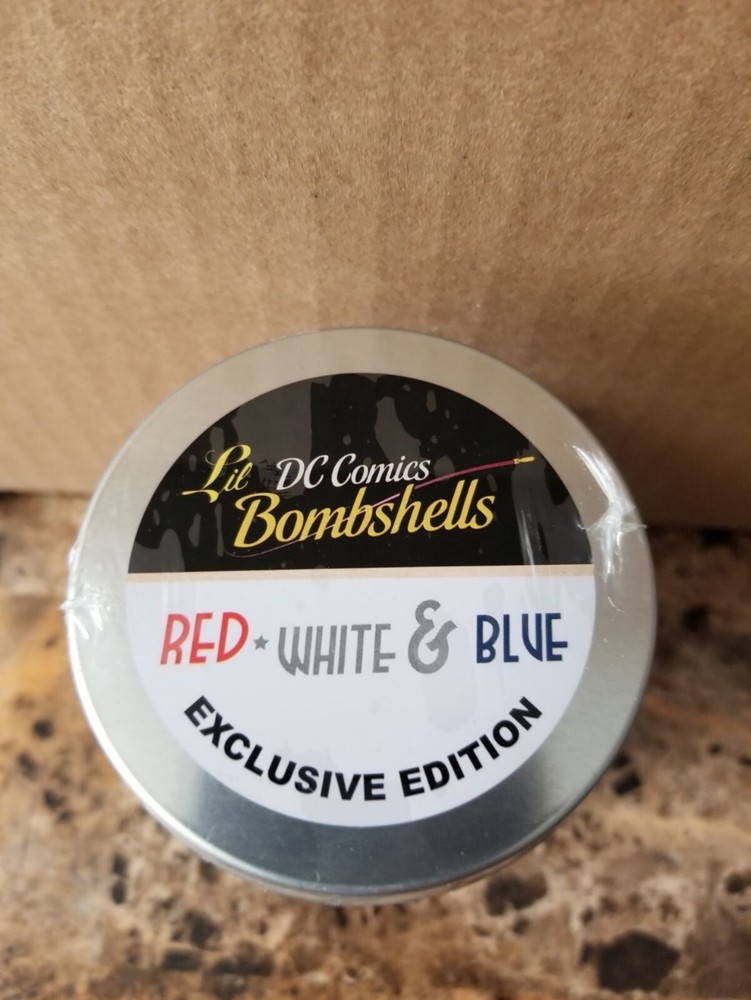 Cryptozoic DC Comic Lil Bompshells Harley Quinn Red White & Blue Comic Book Day