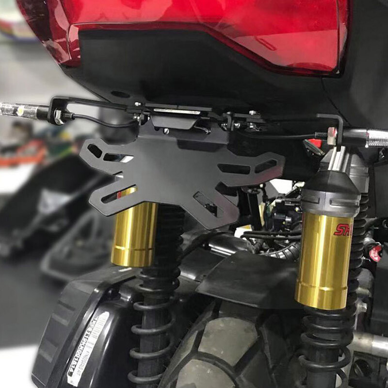 Foldable License Plate Holder Mount For Yamaha MT07 FZ07 FJ07 XSR700 TRACER 700