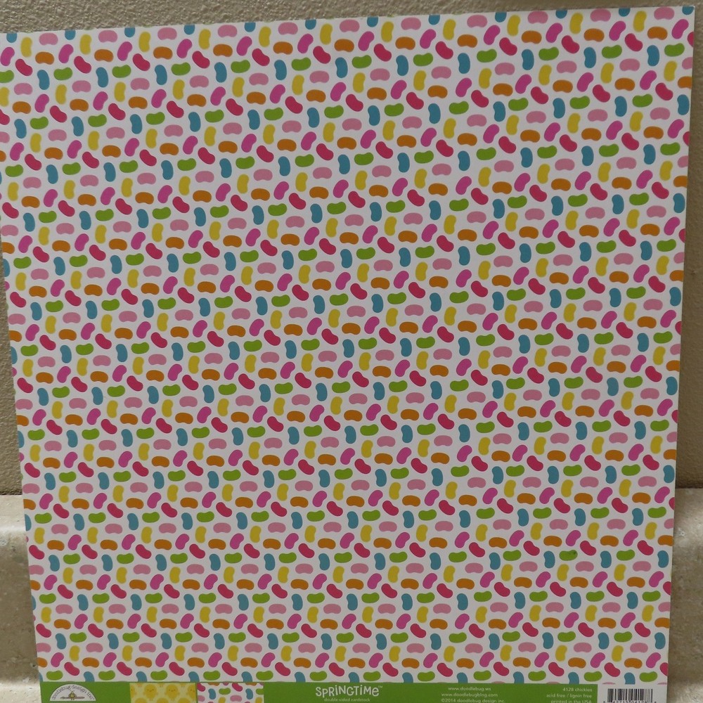 4 Sheets of Easter Themed 12x12 Double-Sided Cardstock (Except Easter Sampler)