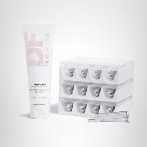 DERMAFLASH ESSENTIALS Dermaplaning Replenishment Kit for 12 Week Supply