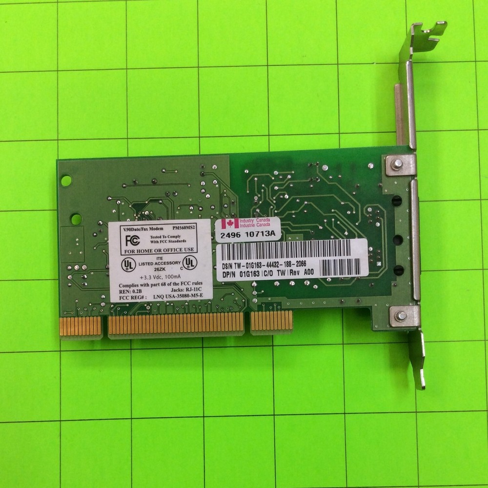 Dell Dimension 8100 PC Computer Modem CN-01G163 PM560MS2 Motorola