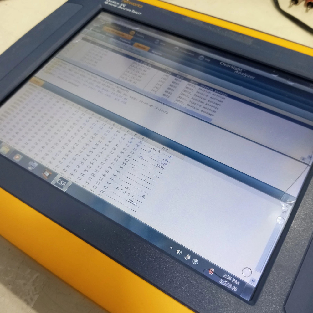 Fluke Networks Optiview XG Network Analyzer Tablet + Warranty