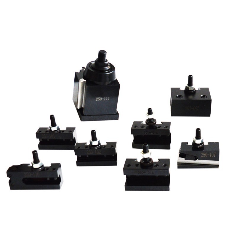 8pcs/set 250 Series Quick Change Tool Post Multi-function Machine Tool Fixture