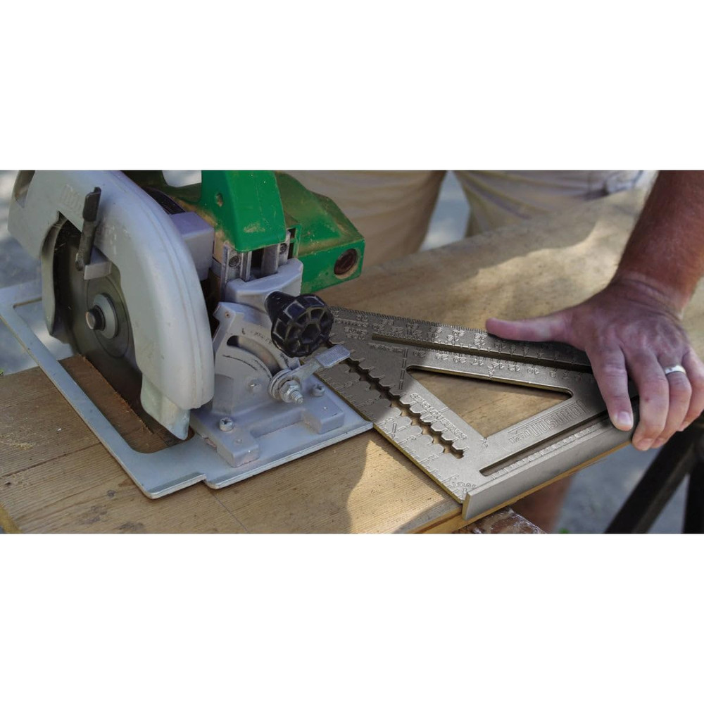 12" Aluminum Rafter Square Measuring Tool Silver