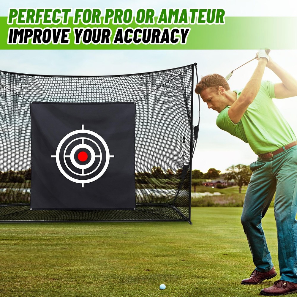 Golf Target Cloth for Net Golf Hitting Net Target with 4 Straps for Practice ...
