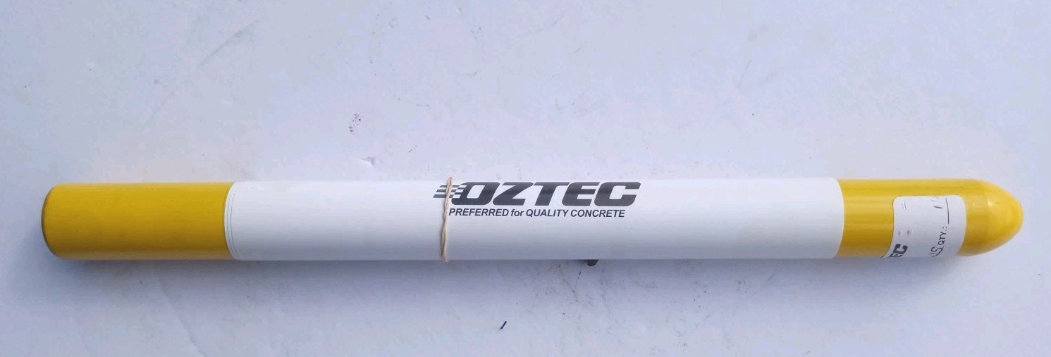 Oztec H100WS 1" Steel Concrete Vibrator Head Short Pencil Head OEM NEW/NOS