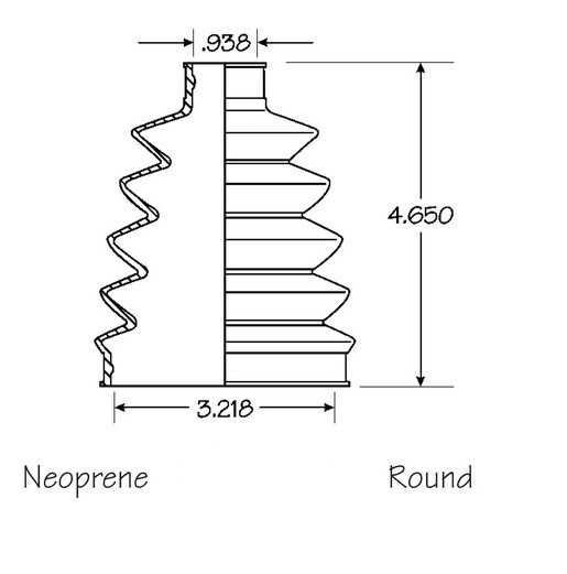 Front Outer CV Boot Repair Kit for Saturn Outlook 2007-2010 (see chart)