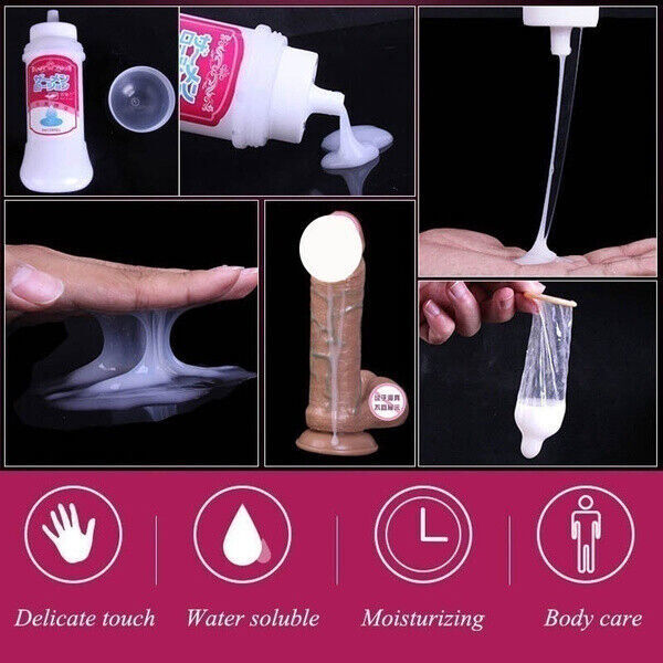 7OZ Lubricant Sperm Realistic Long Lasting Water Based Sex Lube Gel Adult Couple