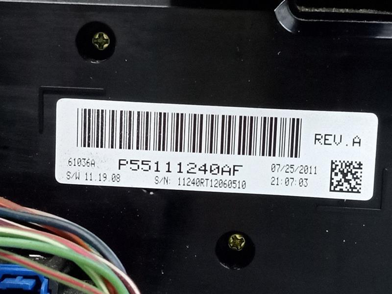 Used A/C Selector Switch fits: 2012 Dodge Caravan AC front dash mounted manual c