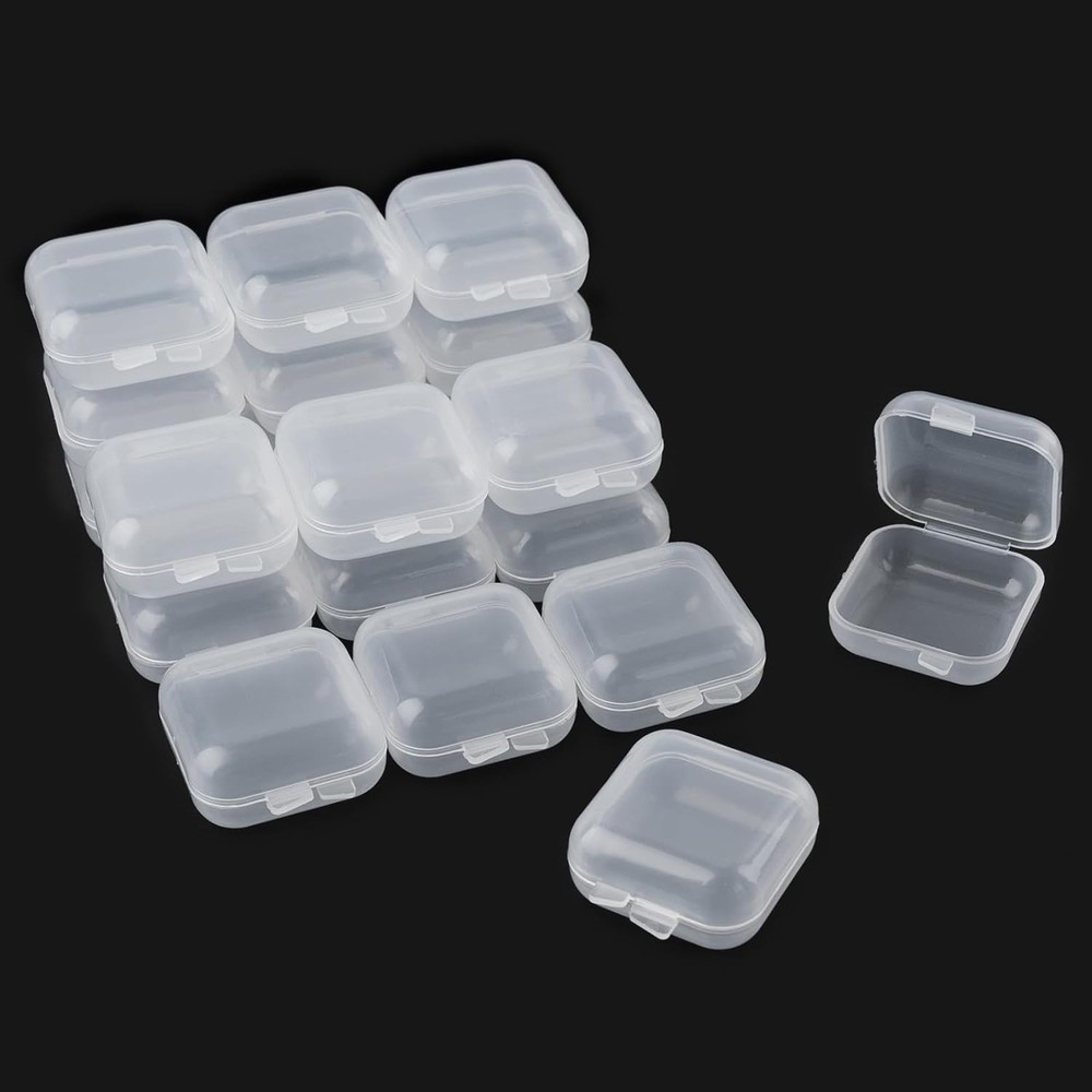 Mini Clear Storage Boxes With Lids