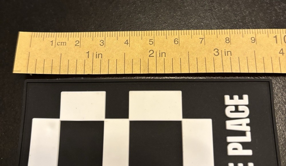 Number 3 Athlete Place Podium Patch