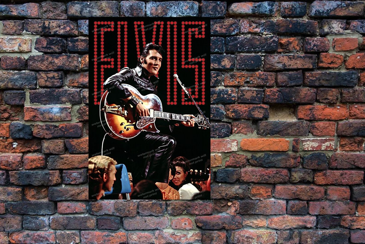 finally a cool Elvis Presley 1968 Comeback Special poster 20" x 30" Danzig