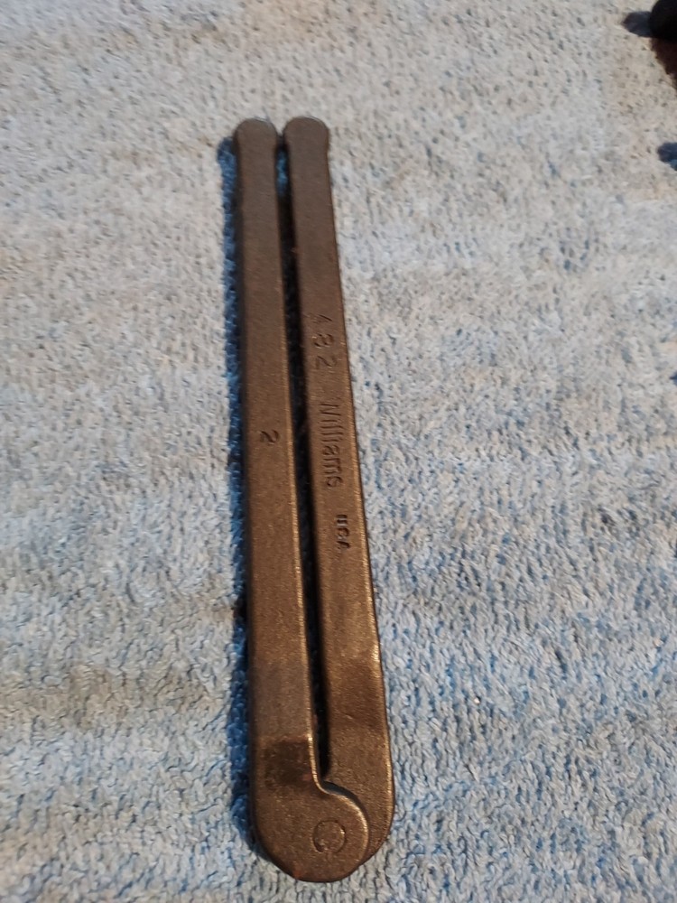 Adjustable Face Spanner Wrench By Williams,  USA,  New, #482, 2"