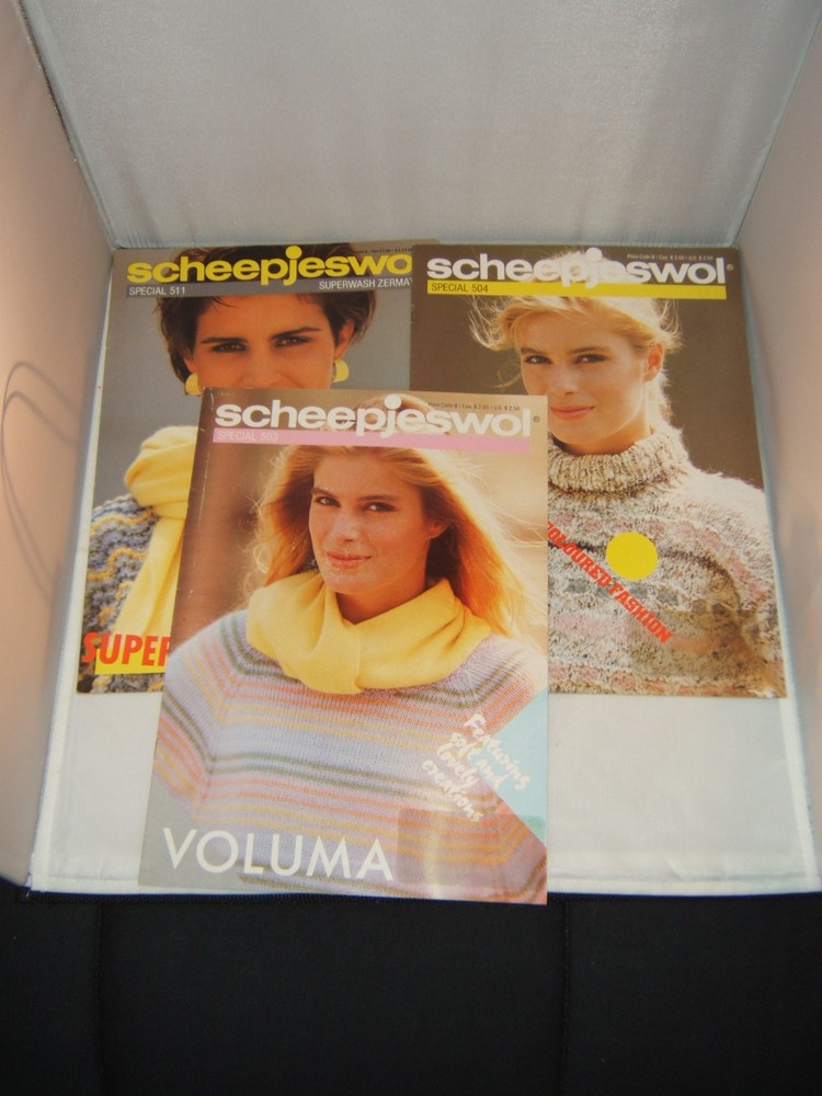 6 - SCHEEPJESWOL/UNGER LEAFLET'S "NEW" VESTS & SWEATERS