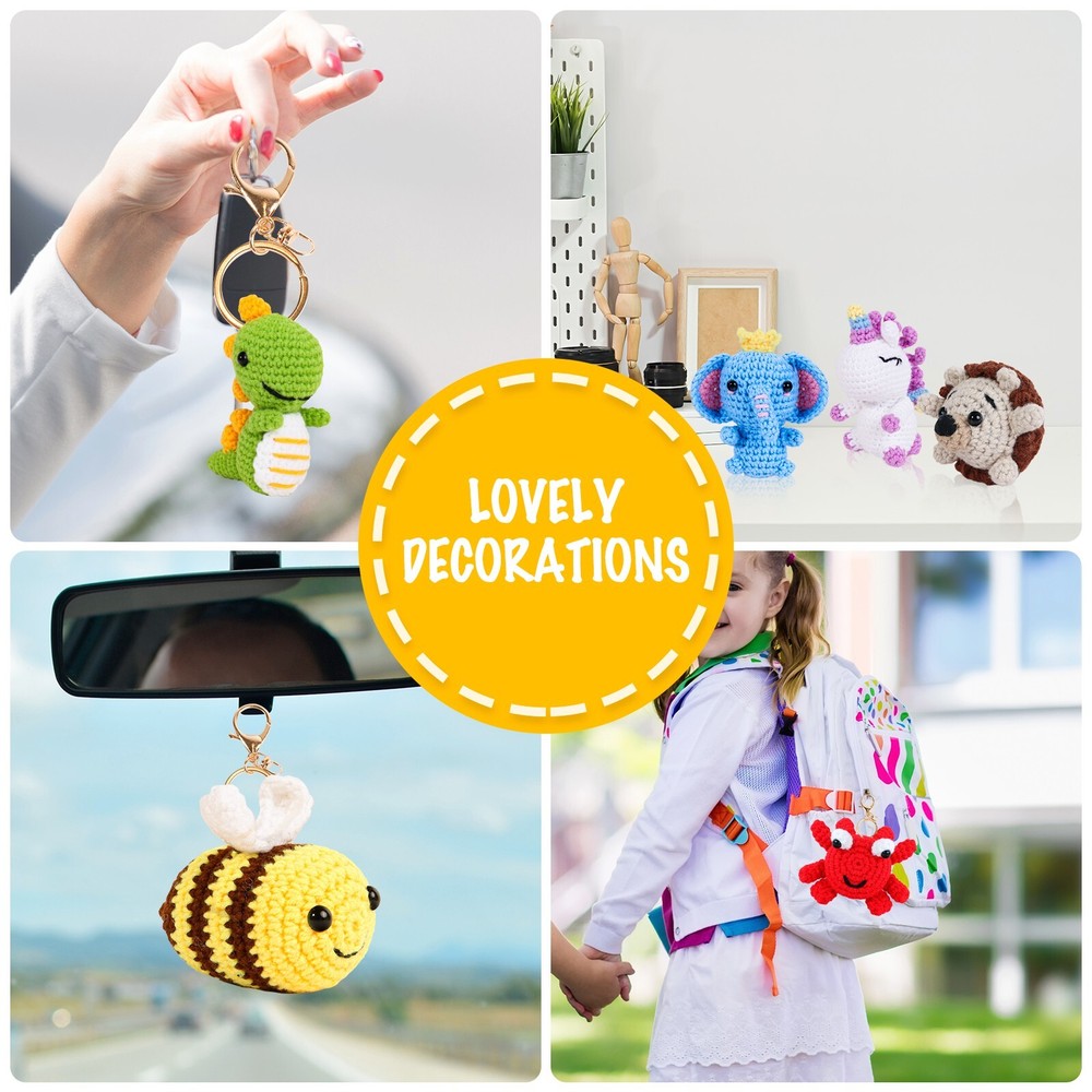 WoolyLoopy crochet making kit 6pcs perfect for beginners. step-by-step video