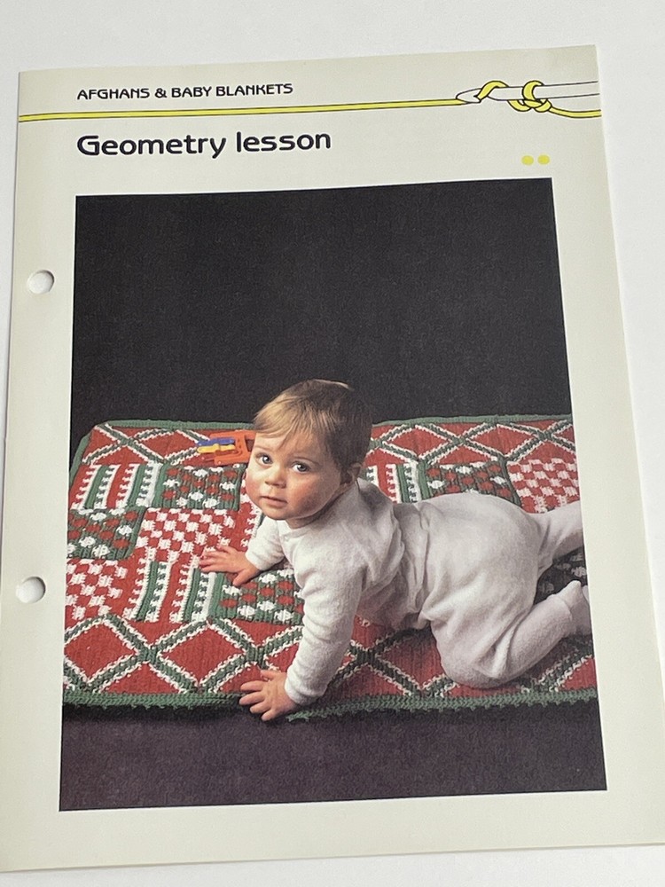 Marshall Cavendish Geometry Lesson Blanket  Crochet Pattern