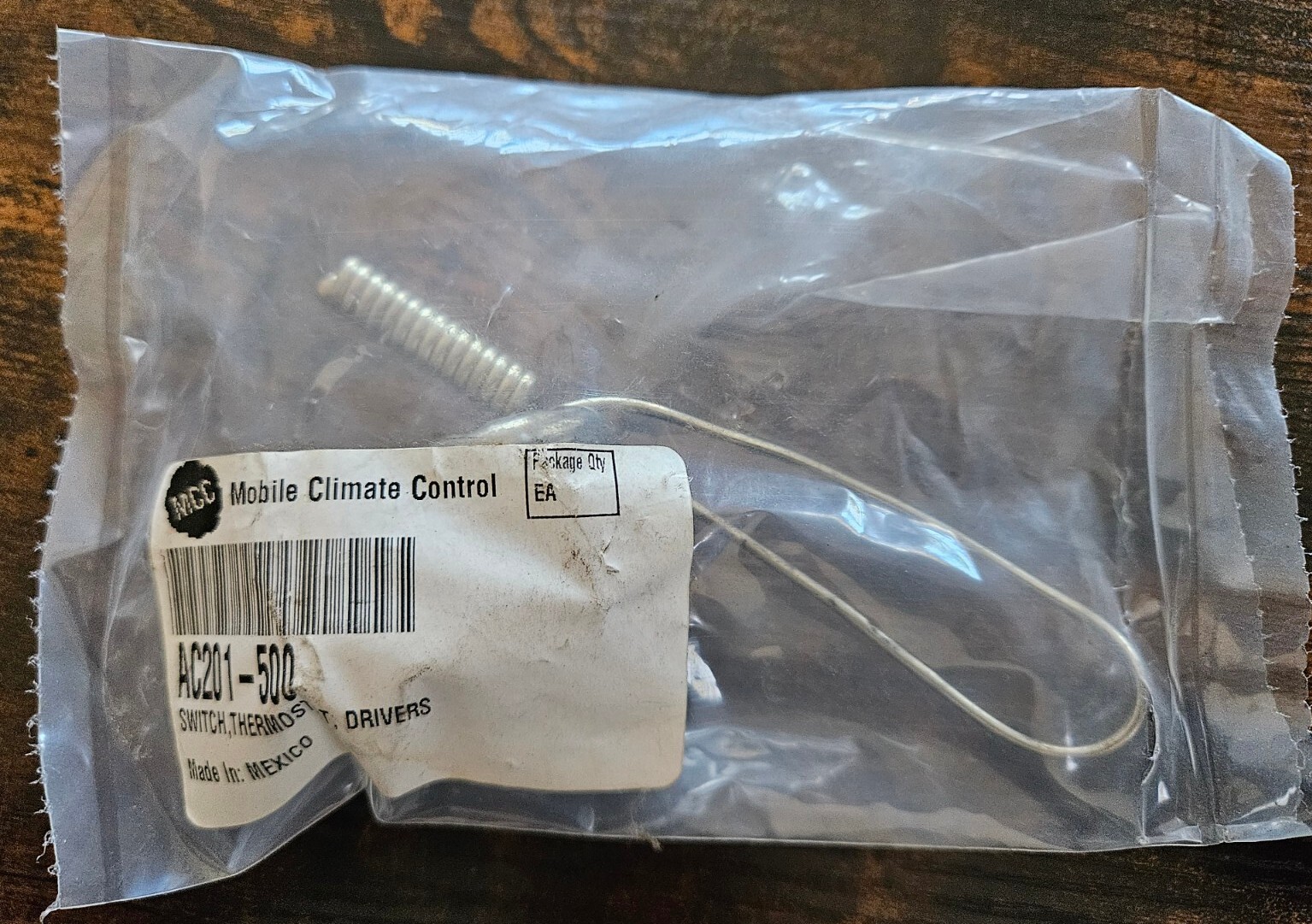 AC201-500 MCC Temperature Control Switch  ( DN4151 DS602 B4) - NEW - OEM