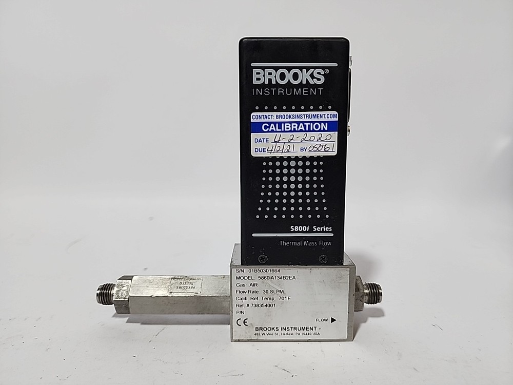 Brooks Instruments 5860I, Mass Flow Sensor, 5860IA134B2EA