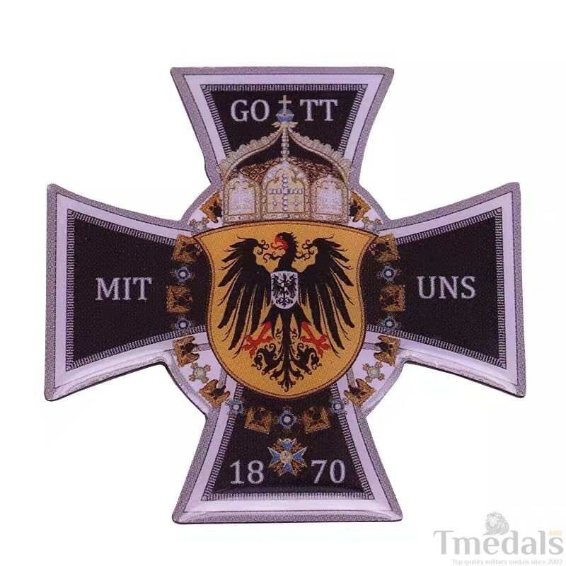 1870 Prussian Imperial German Cross with Eagle Medal Order- 'Gott Mit Uns'