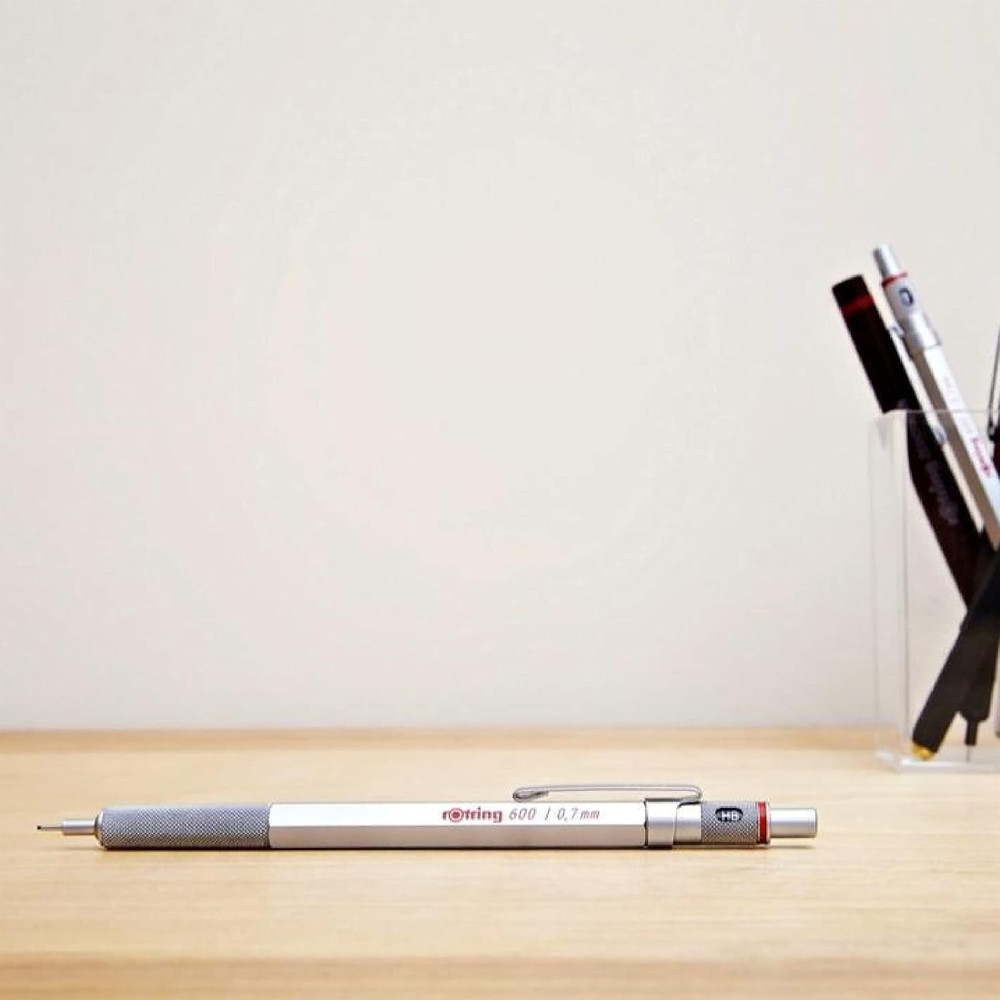 600 Mechanical Pencil 0.7 Mm Silver