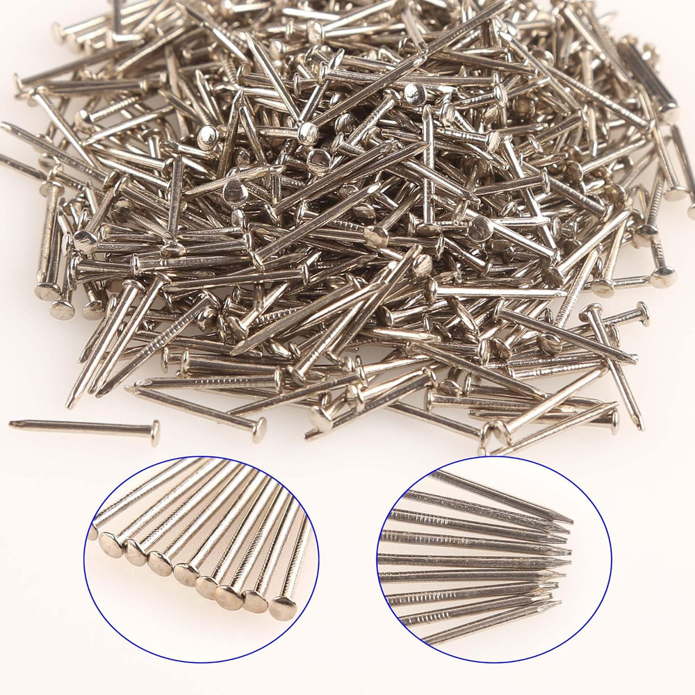 500pcs Small Nail Round Head Tiny Nails String Art Nails Hand-Made Hardware A...
