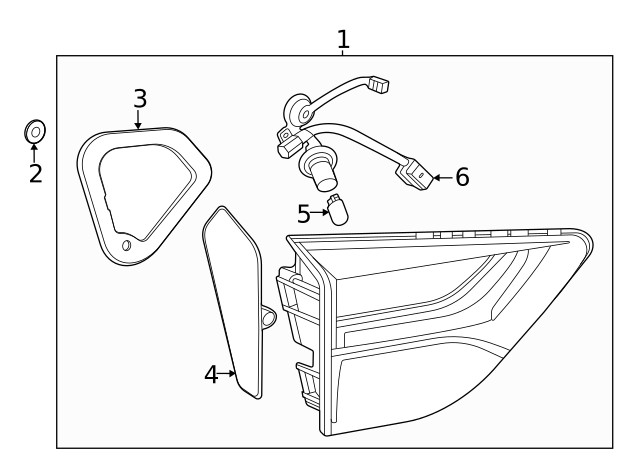 Genuine GM Lamp Bracket 42880951