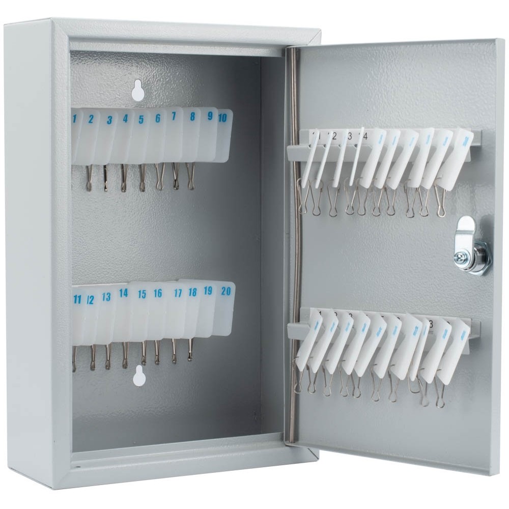 Barska CB13364 40 Key Lock Box With White Tags