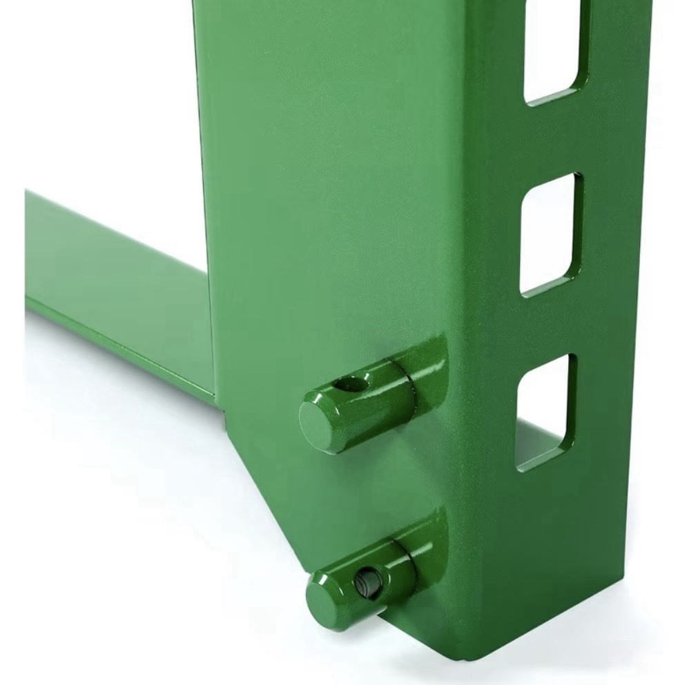 3000LB Trailer Pallet Fork Frame Attachment Skid Steer Loader Receiver Green