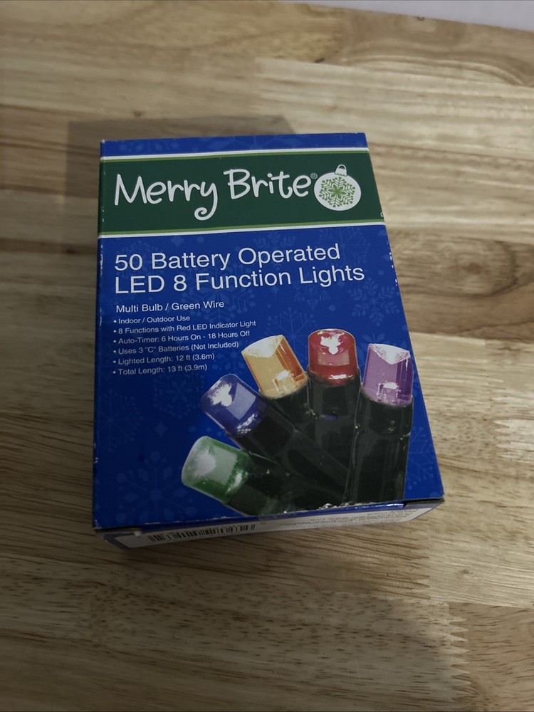 Merry Brite 50 count 8 Function Light