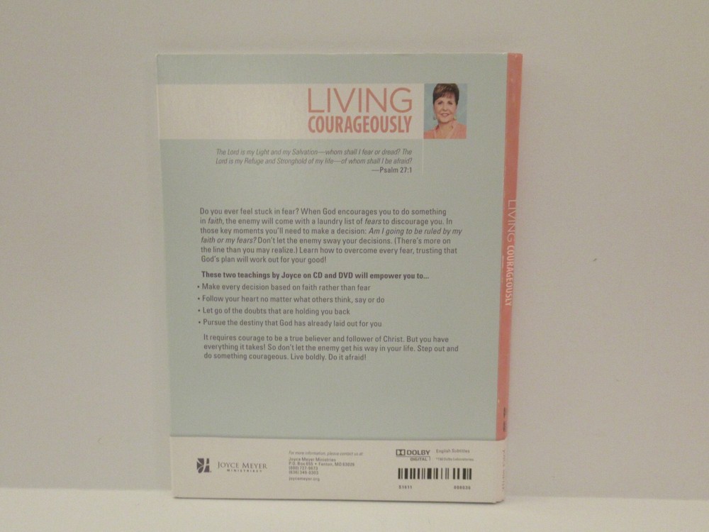 Joyce Meyer - Living Courageously (DVD + CD) 3-Disc Set