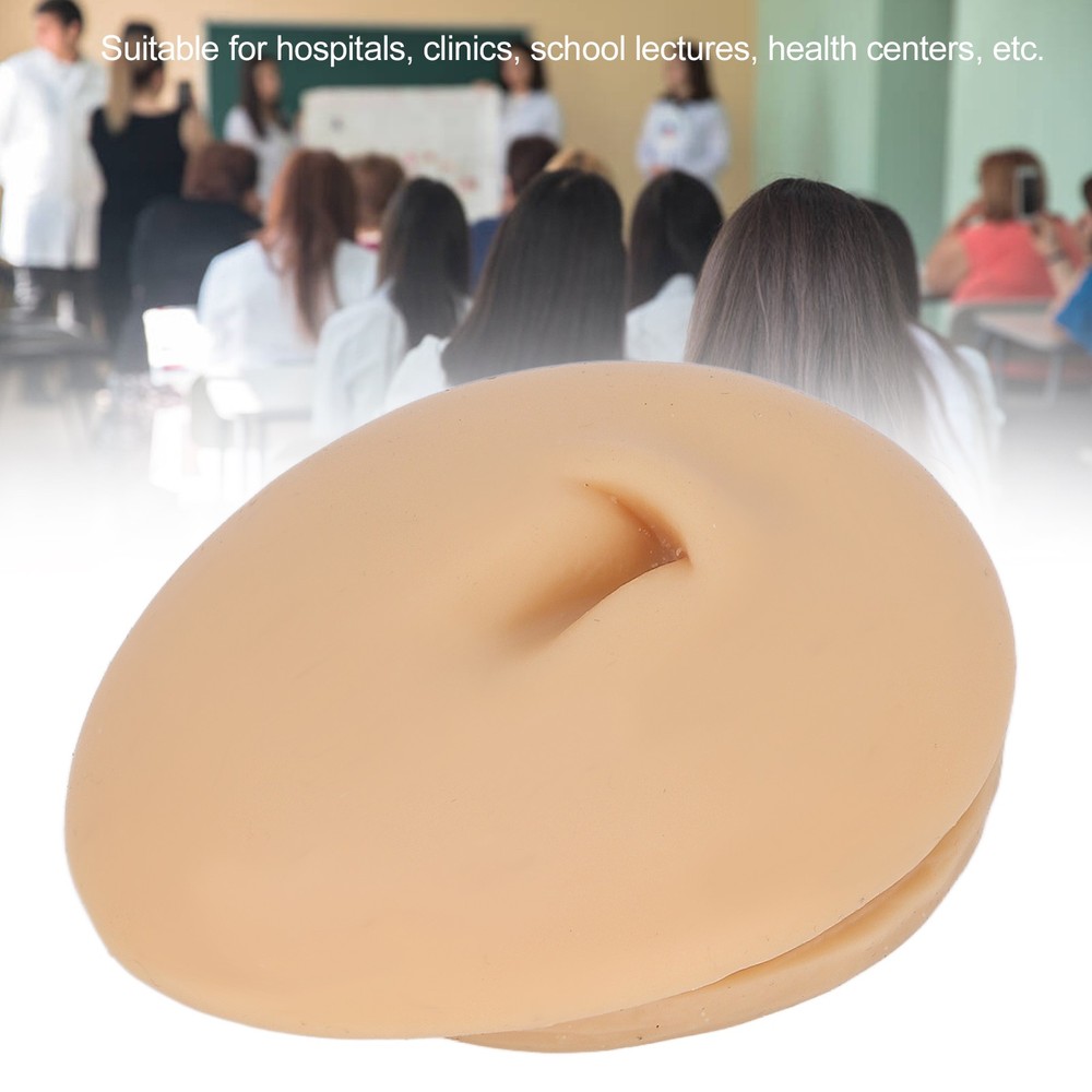 Silicone Navel Model For Piercing Practice Soft Human Belly Button Model New