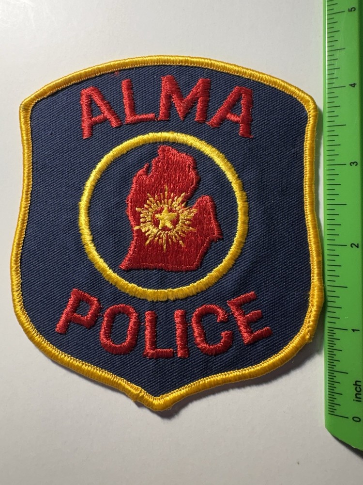 Alma Michigan Police Patch