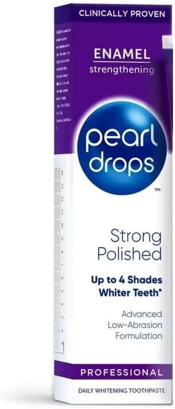 Pearl Drops Strong White Toothpaste, Polished Mint Flavour, Clinically...