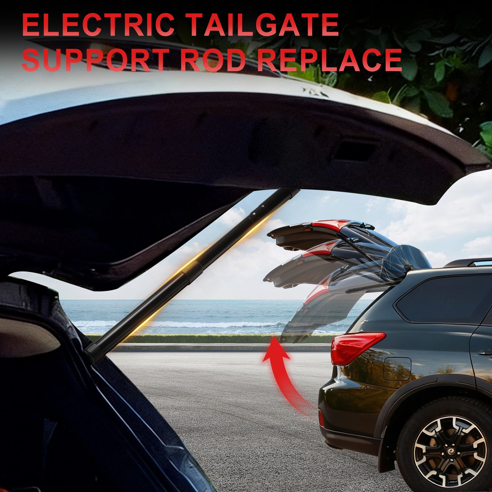 Rear Left Right Tailgate Power Lift Support For 2013-2019 Hyundai Santa Fe