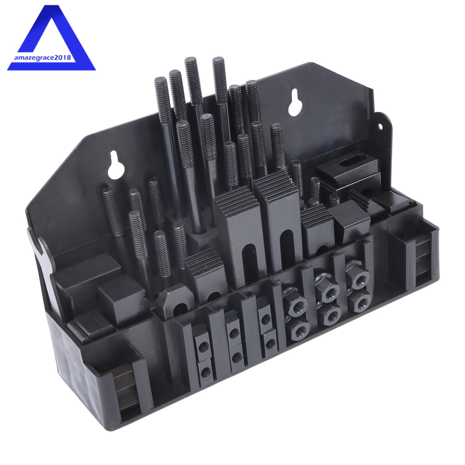 Premium 60 Pack 7/16" T-Slot Clamping Kit for 58020 Mill Set Up Set 3/8-16