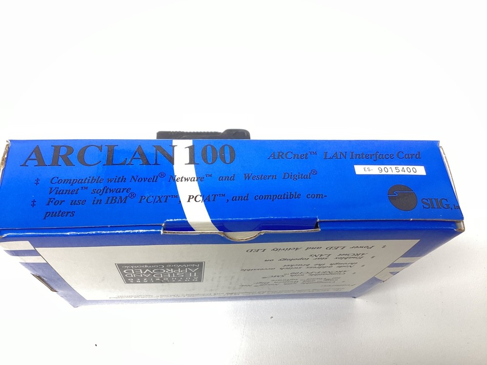 1-ARCNET ARCLAN 100 LAN INTERFACE CARD SIIG Inc. NEW
