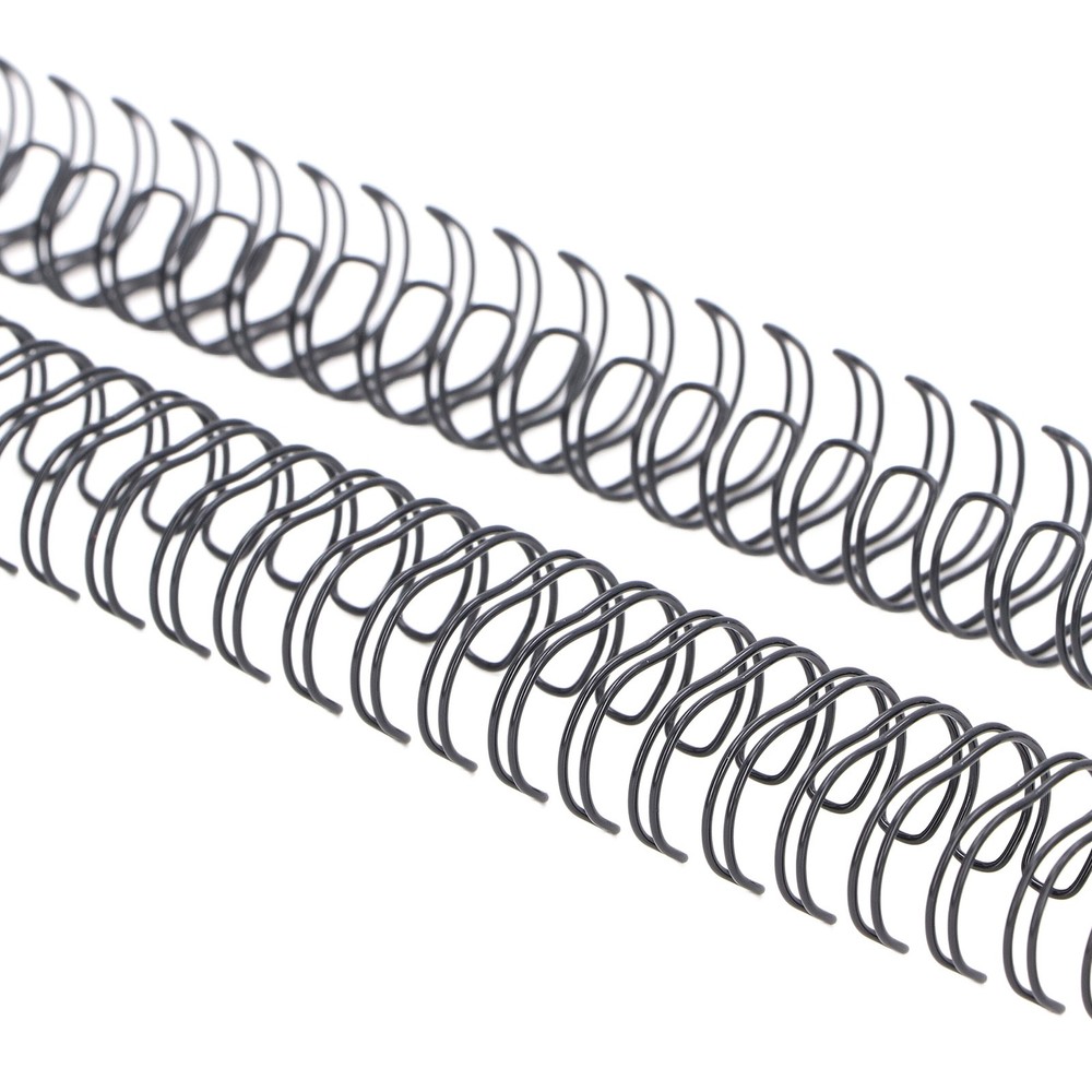 100x Double Loop Wire Binding Spines 9/16Inch 34Loop 3:1Pitch 120Sheet Capacity❀