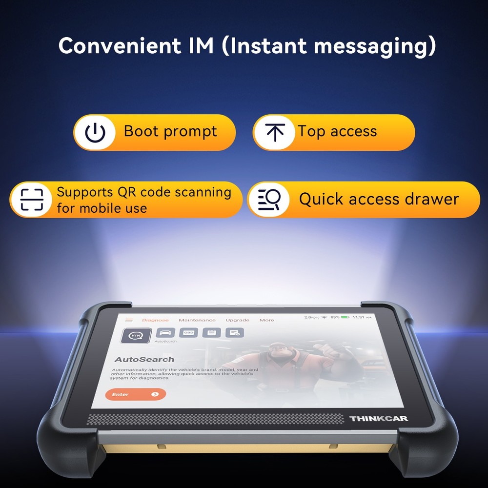 Thinkcar ThinkScan 672 Full System Diagnostic OBD2 Scanner Active Test Scan Tool