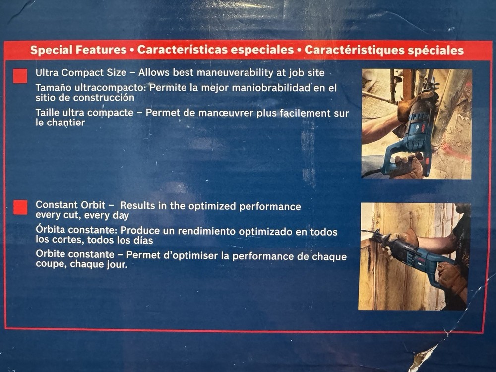 BOSCH RS325 120V 12A Variable Speed Reciprocating Saw